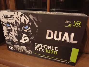 Видеокарты: Видеокарта, Б/у, Asus, GeForce GTX, 8 ГБ, Для ПК