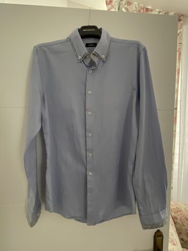 new yorker нови пазар слике: Shirt Long sleeves, M (EU 50), color - Light blue