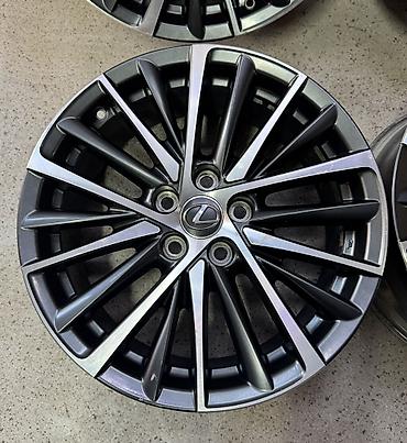 2 gr: Литые Диски R 18 Lexus, Комплект, отверстий - 5, Б/у — 6