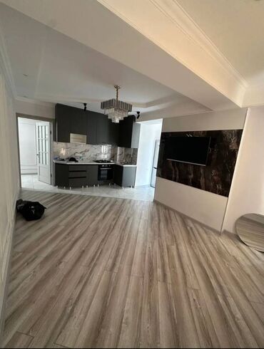 эмарк жибек жолу: 1 комната, 54 м², Элитка, 2 этаж, Евроремонт