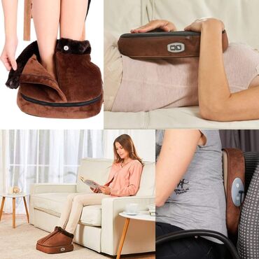 Masažeri za stopala: 2 u 1 električni grejač/masazer za stopala, udoban, uniseks Idealno — 1