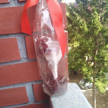 Čaše: Dekorativne čaše za šampanjac – ručni rad, poklon pakovanje - — 3