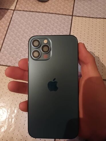 айфон x токмок: IPhone 12 Pro, Колдонулган, 128 ГБ, Кулакчындар, Заряддоочу түзүлүш, 80 %