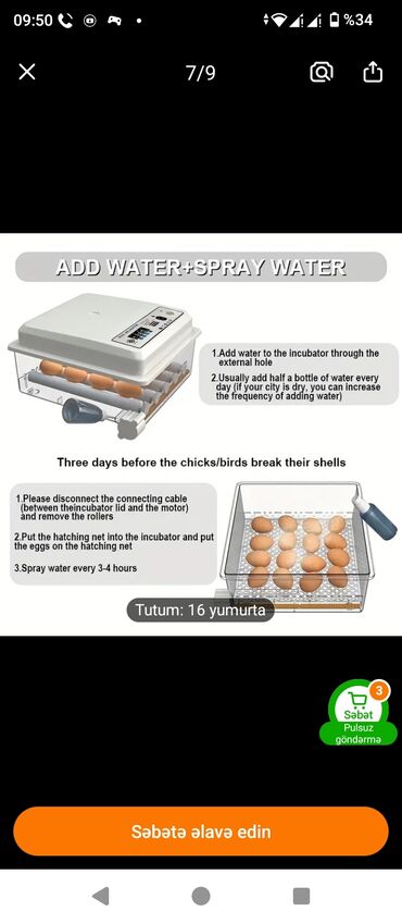 İnkubatorlar: Tam avtomat — 4