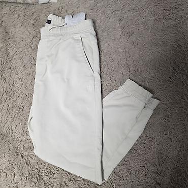 Брюки: Мужские брюки, XL, 2XL, L, Zara, Б/у, цвет - Бежевый, Платная доставка, Бесплатная доставка, Самовывоз — 5