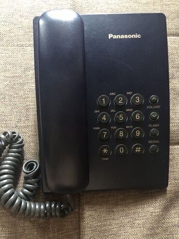 ev telefonları: Stasionar telefon Panasonic, Simli, İşlənmiş