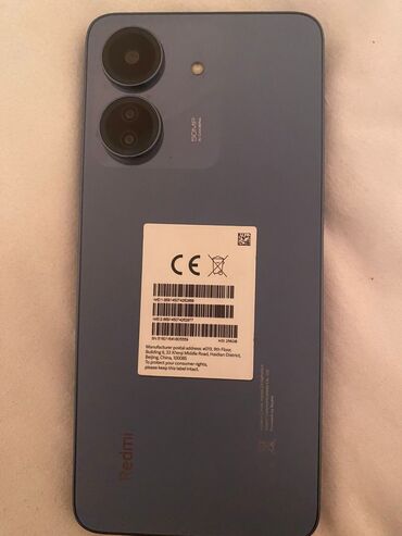 телефон купит: Xiaomi, Redmi 13C, Новый, 256 ГБ, цвет - Голубой, 2 SIM