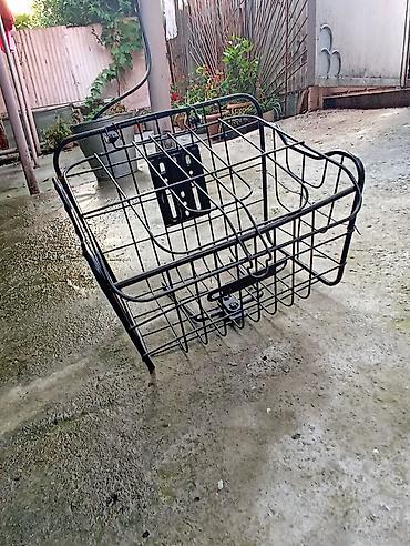 tap az 011: Motosiklet üçün yan baqaj səbəti (metal) - Material: qalın divarlı — 2