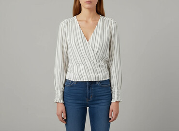 czerwona koszulka h m: H&M, Жіноча блуза, розмір L