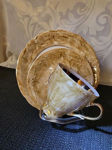 autima: Trodelni porcelanski poljski set iz 70ih god. Porcelanski set — 1