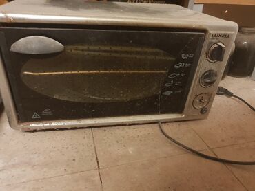 Aspiratorlar: Duxovka Elektrik, rəng - Gümüşü, Ayrıca dayanan, İşlənmiş