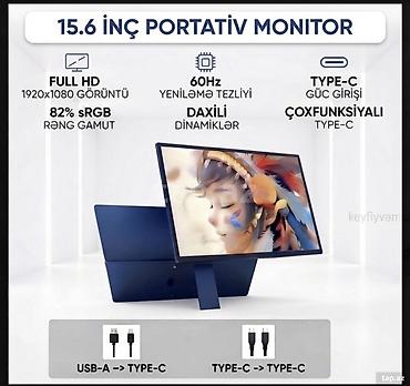 acer netbook fiyatları: 15.6" portativ monitor - Ekran: 15.6 düym, 1920×1080 (Full HD), 60 — 1