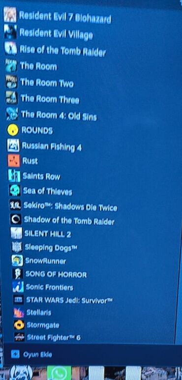 Digər oyun və konsollar: Qeyd oyunlar hemiselikdir notebok pc yazilir sexsi hesabiniza yazilir — 8