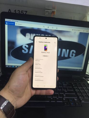 samsung a51 128gb qiymeti irsad: Samsung Galaxy A52, 128 GB, rəng - Qara, Barmaq izi, İki sim kartlı