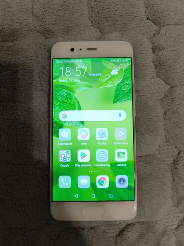 huawei p9 lite: Huawei P10, 64 GB, color - White, Fingerprint, Face ID