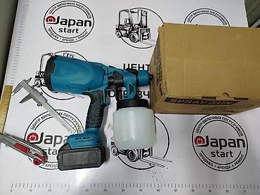 апарат: Аккумуляторный краскопульт (SPRAY GUN) Описание: - Ручной — 1