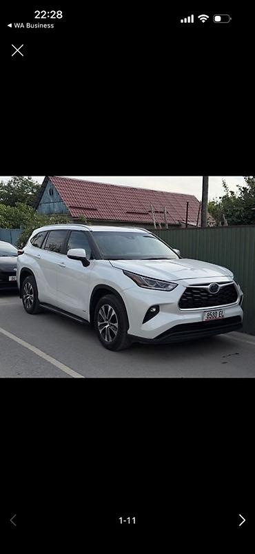 Toyota Highlander: 2023 г., 2.5 л, Автомат, Гибрид, Кроссовер