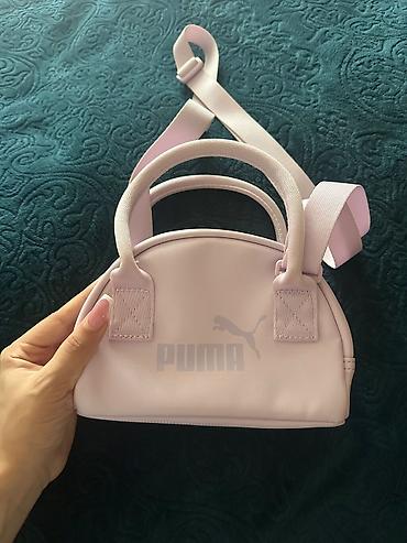 Çantalar: Puma mini çanta – açıq yasəmən rəngdə Orginaldır saytdan alınıb — 2