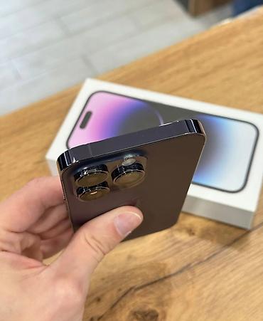 iphone x azerbaycan: IPhone 14 Pro, 256 GB, Deep Purple, Zəmanət, Simsiz şarj, Face ID — 4