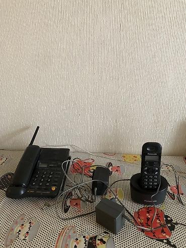 panasonic 3do: Ikisi bir yerde-7 m Temiz original Panasonic simsiz ev telefonu - — 2