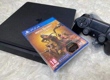 PS4 (Sony PlayStation 4): Продается ps4 слим макс ревизия 3/3 непрошитая память 500гб. при