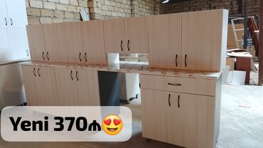 metbex ucun asma tavanlar: Mətbəx mebeli satılır 370₼ .Ölçü 3.03. yenidir. Ünvan Masazır. 99