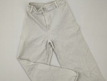 baggy jeans grey: Jeansy, Pull and Bear, L, stan - Dobry