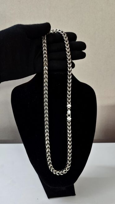 Серебряные цепочки: Цепь "Мегапитон" Серебро 925 проба Вес 75 Грамм Длина 55 см Ширина 9.5 — 25