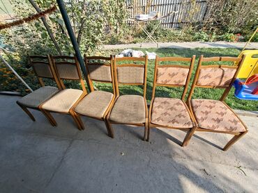 мебель для ресторана: Стул для кухни, Б/у, Дерево, цвет - Бежевый