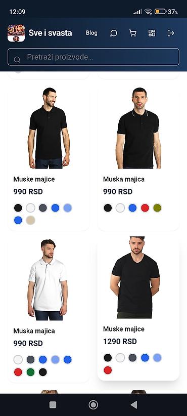 Majice: Pamučne majice – muške i ženske modeli - Tipovi: klasične kratke — 2
