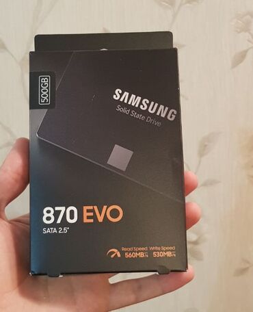 Digər ehtiyat hissələri: Samsung 870 EVO 500 GB SSD orginaldir