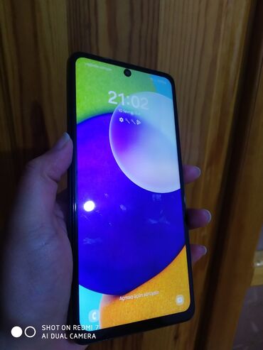 Samsung: Samsung Galaxy A73 5G, 128 GB, rəng - Qara, Barmaq izi, İki sim kartlı