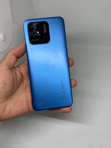 триггер для телефона: Redmi, Redmi 10C, Б/у, 128 ГБ, цвет - Синий, 2 SIM