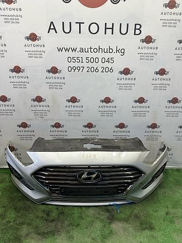 sonata ef: Бампер Hyundai, Б/у, Оригинал — 1