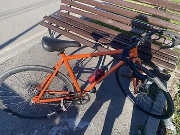 single speed: Городской/гравийный велосипед с прямой жёсткой вилкой и рулём‑бараном — 1