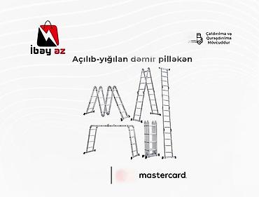 Cтремянки: Açılıb-yığılan dəmir pilləkənDemir açılan yiğilan pilləkən Pilleken - — 1