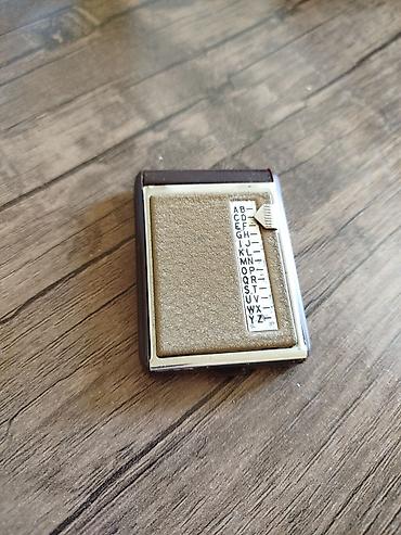 Блокноты: Retro üslubda mini qeyd kitabçası, hərfli indeks sistemi ilə — 4