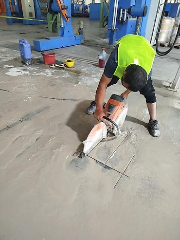 Beton işləri: Beton deşmə və kəsmə xidməti - Armaturlu beton, daş, kərpic və — 16