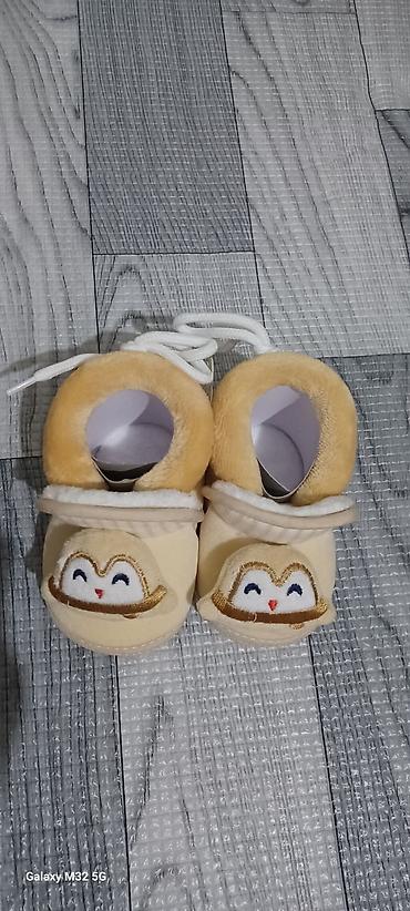 Детская обувь: Детские пинетки-туфельки для малышей - Мягкие и тёплые: внутри — 12