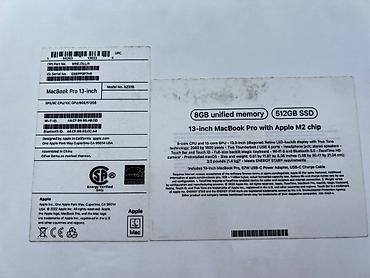Apple MacBook: Apple MacBook Pro noutbuku. MacBook Pro 13-inch 8GB unified memory — 7