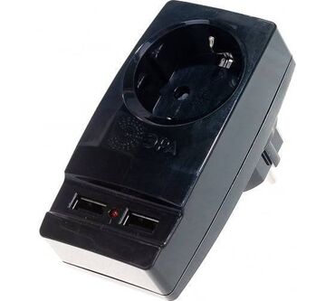 электрический машина: Адаптер ЭРА SP-1e-USB-B Polynom 1гн 220V + 2xUSB 2100mA, c