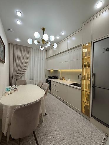 3 комнаты, 63 м², Аламедин-1 мкр 105 серия, 2 этаж, Свежий ремонт