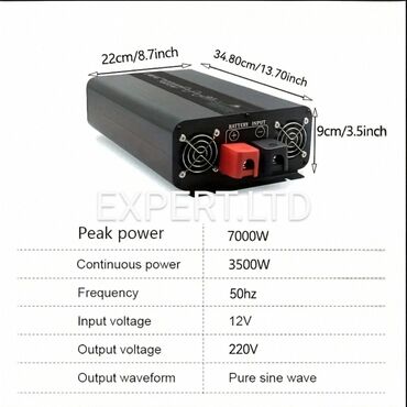 İnverterlər: Yeni Inverter, 100-300 Vt, 12 - 220 volt, Rayonlara çatdırılma — 24