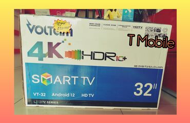 ucuz soyducular: Voltam brendinin 32 düymlük "Smart TV" televizoru, 4K HDR10+ dəstəyi