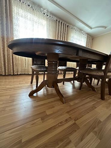 Другая мебель: Стол со стульями Стол 4 метров и 16 стульев цена 120000 состояние — 5