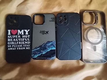 IPhone üçün telefon qabları dəsti - Model uyğunluğu: iPhone 12/12 Pro