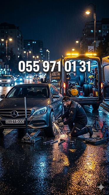 baliglar: Yolda Qaldin? Səyyar Təkər Təmiri – 055 971 01 31 | 24/7 Derhal — 1