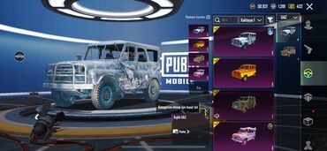 Digər oyun və konsollar: QİYMƏT RAZILAŞMA YOLU İLƏƏ!!! PUBG Mobile hesabı – premium skin və
