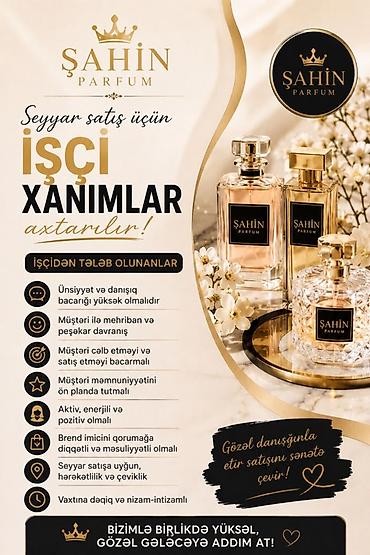 model isi axtariram: Satış məsləhətçisi tələb olunur, Yalnız qadınlar üçün, İstənilən yaş, Təcrübəsiz, Gündəlik ödəniş — 3