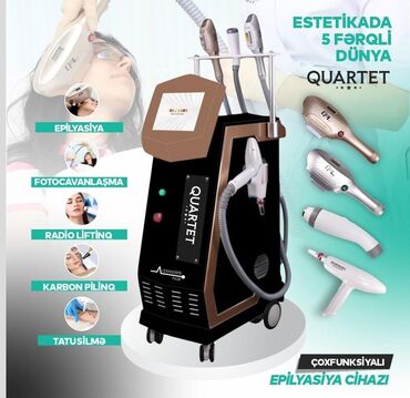 Lazer aparatları: Tatto silmə, Karbon pilinq, Epilyasiya üçün, Buz lazer — 6